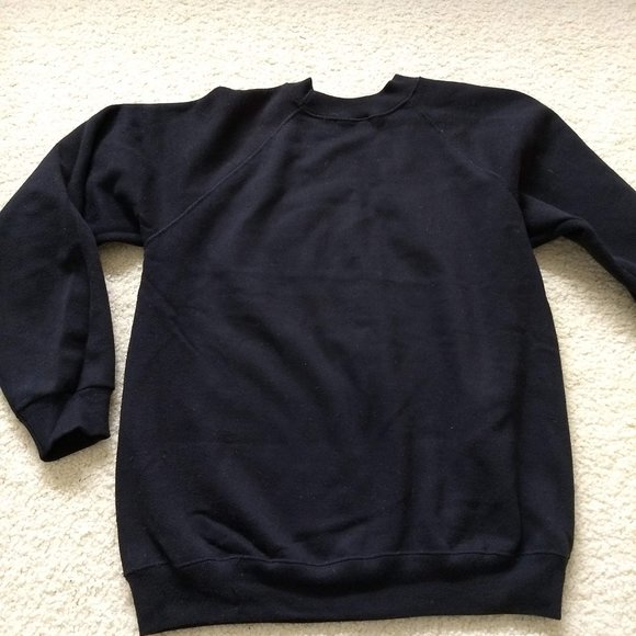 vintage 70s black Alaska sweatshirt eagle - Picture 2 of 8